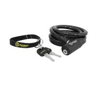 Lucchetto per bicicletta a spirale con chiave speciale a noleggio in borsa individuale senza supporto Auvray Noir