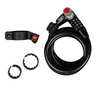 Lucchetto per bicicletta - BURG WACHTER - 230 180 L - Codice, 180 cm, 12 mm acciaio, LED