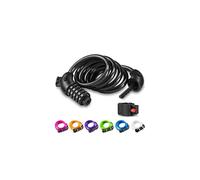 Lucchetto per bicicletta con codice a 5 cifre, 12 m, 4 piedi, cavo combinato, catena di sicurezza leggera