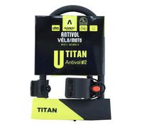 Lucchetto per bicicletta con livello di sicurezza 5-10 Auvray Titan Noir 165 x 245 x 12 mm
