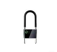 Lucchetto per bicicletta, per smart impermeabile, a forma di U, per controllo tramite app Tuya, con password (278 mm)
