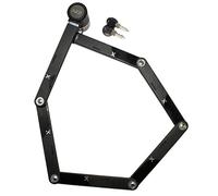 Lucchetto per bicicletta tipo coltello pieghevole con supporto - livello di sicurezza 9/15 Axa-Basta FL90K Noir