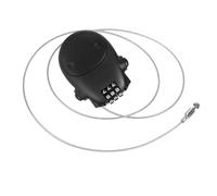 Lucchetto per casco con cavo, Lucchetto per moto portatile - portatile per casco da moto | per con cavo retrattile per da bici