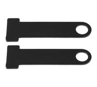 Lucchetto per Casco in Acciaio Inossidabile Cinghia per Casco Anello a D Lucchetto in Acciaio per Ridurre i Graffi 2 Caschi da Moto per Suzukias (Nero)