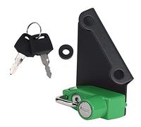 Lucchetto per casco moto premium antifurto per YZF R1M R1S R6 Lucchetto di sicurezza in lega di alluminio con 2 chiavi e hardware di montaggio Arancione lato sinistro per 2015 (Verde)