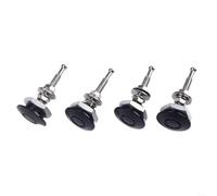 Lucchetto per cofano in alluminio, 30 mm, nero, per veicoli tuning
