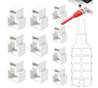 Lucchetto per di Rete | Protezione Per Connettore RJ45 Con 1 Chiave | Blocco Patchcord | Per Laboratori Scuole Case Luoghi Di Lavoro Sale Conferenze Router Computer Laptop
