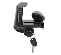 Lucchetto per gancio di traino con chiavi per carichi pesanti, ad alta sicurezza, universale, adatto per accoppiatori da 1 7/8 2 2 5/16 pollici per barche e (Nera)