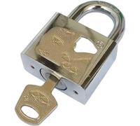 Lucchetto per impieghi gravosi, Lucchetti con chiave uguale, serratura di sicurezza for porta in acciaio ad alta resistenza, for armadietto, 30 mm, 40, 50, 60, 1(50x38mm)