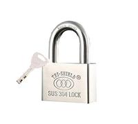 lucchetto per impieghi gravosi, Lucchetto a chiave, 1 può aprire più serrature, 30 mm 40 50 60, utilizzato for le delle porte domestiche aziendali(40mm)