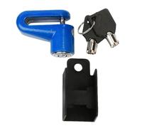 Lucchetto per moto, antifurto, lucchetto per bicicletta, con promemoria, pieghevole, con supporto di montaggio