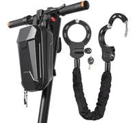 Lucchetto per scooter elettrico, antifurto con custodia | Lucchetto a catena resistente al taglio con 3 chiavi, 93,5 cm, custodia impermeabile da 3 l, per Xiaomi, Ninebot, Segway