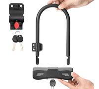 Lucchetto per scooter elettrico,Lucchetto a forma di U robusto con - Accessori da ciclismo per portabagagli, manubrio, trasporto, viaggi, all'aperto, adulti e strada