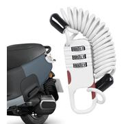 Lucchetto per scooter elettrico - Lucchetto di sicurezza con combinazione a 3 cifre, cavo antifurto retrattile, proteggi catena portatile | Accessorio di sicurezza senza chiave per scooter elettrici,