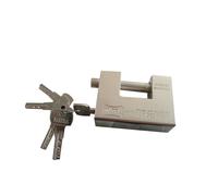 LUCCHETTO PER SERRANDA CORAZZATO IN ACCIAIO TEMPERATO 94 X 30 X 70mm ANTISCASSO