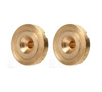 Lucchetto per Tracolla per Chitarra Bottone per Tracolla per Chitarra Bottone per Cinghia per Basso, 2 Pezzi Fermo per Bottoni in Metallo con Testa Piatta e Rotonda Lucchetto per