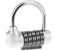 lucchetto per valigie, Lucchetto con password a 5 lettere Lucchetto a combinazione Valigia for bagagli Armadietti di sicurezza Lucchetti a combinazione(Silver)
