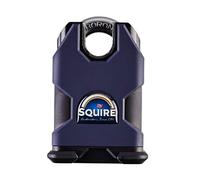 Lucchetto Pesante Squire (SS50CS) - grillo chiuso più duro - lucchetto durevole roccaforte - acciaio legato per resistenza alla corrosione - serratura resistente alle intemperie per casa, garage e magazzini (blu, 55 mm)