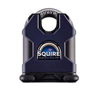 Lucchetto pesante Squire (SS65CS) - grillo chiuso più duro - lucchetto durevole Roccaforte - acciaio legato per resistenza alla corrosione - serratura resistente alle intemperie per casa, garage e magazzini (blu, 65 mm)