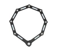 AXA Fold Lite 80 - Lucchetto pieghevole per bicicletta - Lunghezza 80 cm - Livello di sicurezza 7 - Lucchetto per bicicletta leggero - Con 2 chiavi - Supporto incluso
