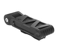 Lucchetto per Bicicletta Voxom Compatto Nero con Maglie in Acciaio Temprato e Resistenza alle Intemperie