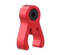 Lucchetto pieghevole in lega di alluminio per bicicletta, per 3sixty, telaio anteriore con vite esagonale M8, clip di fissaggio compatta (rosso)