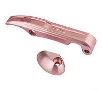 Lucchetto pieghevole per manubrio in lega di alluminio per biciclette compatibili DAHON CNC realizzato per una vestibilità precisa e un'applicazione sul campo di lunga durata (rosa)