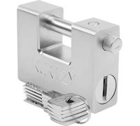 Lucchetto Resistente Da 1 Kg Con 5 Chiavi, Monoblocco in Acciaio Massiccio Tempr