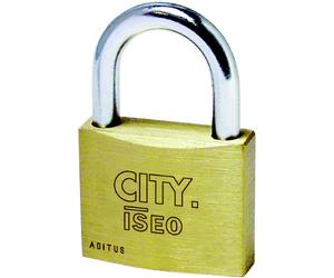 lucchetto rettangolare City by Iseo ad arco lucchetti 60 mm in acciaio