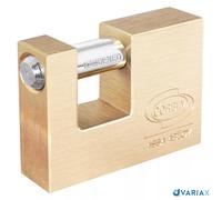 LUCCHETTO RETTANGOLARE CORPO IN OTTONE LARGHEZZA 50-70-90MM - CORBIN PL311