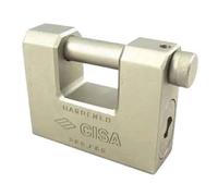 Lucchetto Rettangolare in Acciaio con Chiave Lim Cisa 66 mm