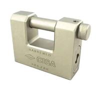 LUCCHETTO RETTANGOLARE IN ACCIAIO CON CHIAVE LIM CISA 75 mm