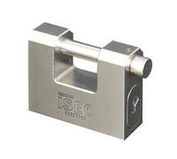 Lucchetto rettangolare per serranda 'clarus' iseo 84 mm ISEO