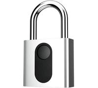 Lucchetto senza chiave con impronta digitale, Impronta digitale Pa 20 Impronte digitali 6 metodi di sblocco A prova di polvere d'acqua for armadietti Porte palestra