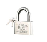 lucchetto, Stainless Steel Key Padlock with 4 Keys,The Width of The Lock Body is 30mm40mm50mm60mm(Short Lock,40mm)