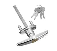 Lucchetto superiore autocarro - robusta lega di zinco, meccanismo a T regolabile, sicurezza affidabile del veicolo, set di ricambio per serrature | per fienili, cortili, casette, garage, capannoni