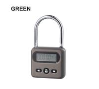 Lucchetto temporizzazione metallo con display LCD sblocco automatico 999 ore tem