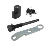 Lucchetto traino per Thule T2 Doubletrack, per Vertex | Per revolver & per portabici parkway, chiusura di sicurezza con tappo antipolvere e chiave, ricevitore da 1,25 pollici e 2