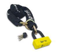 §Lucchetto URBAN Mini UR74 + Catena Lasso con Anello Ø13,5 mm x 120 cm Classe SRA§