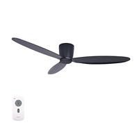 Ventilatore da Soffitto Energiespar con Telecomando Airfusion Radar Dc Nero
