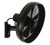 Beacon Lighting Ventilatore da parete Beacon Breeze, nero, Ø 41 cm, silenzioso Beacon Lighting