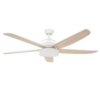 Ventilatore da Soffitto Energiespar LED Louisville Bianco Silenzioso Telecomando [EEK: F]