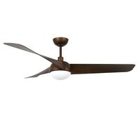 LUCCI AIR DC Osprey - Ventilatore da soffitto in bronzo con LED