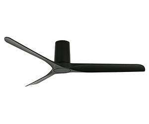 LUCCI AIR Londo - Ventilatore da soffitto a risparmio energetico, 132 cm, colore: Nero