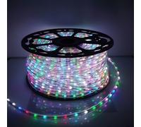 Luccika Tubo Luminoso LED 50m, PVC Trasparente, 36 LED/M, IP67 Interno ed Esterno, Tagliabile e Prolungabile, Controllo Touch, Decorativo Professionale per Eventi e Festività (RGB)