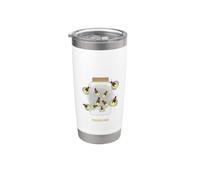 Lucciole incandescenti in un vaso Lightning Bug Summer Graphic Bicchiere termico in acciaio inox doppia parete