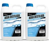 LUCCY Acqua Distillata Demineralizzata Deionizzata 10 Litri | 100% Acqua Pura | CPap, Umidificatore, Ferro, Motori, Pulizia, Laboratori, Piante