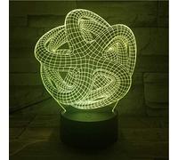 Luce 3D, Luce Notturna per Bambini con Luce Creativa visiva a LED