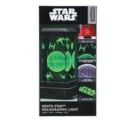 Lampada a luce olografica in vetro di cristallo inciso al laser 3D di Star Wars