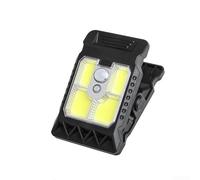 Luce a clip ad energia solare per esterni per pareti da giardino, sensore di movimento attivato, impermeabile con tre modalità: luminosità con movimento, luce notturna fioca e bagliore continuo